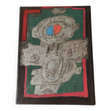 Peinture Art abstrait/Huile sur toile. Style Augustin Ubeda. 32 x 24cm