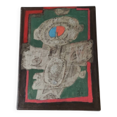 Abstract Art Painting/Oil on Canvas. Style Augustin Ubeda. 32 x 24cm
