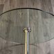 1970s 1980s Coffee Table Side Table in Chrome and Glass Space Age Design