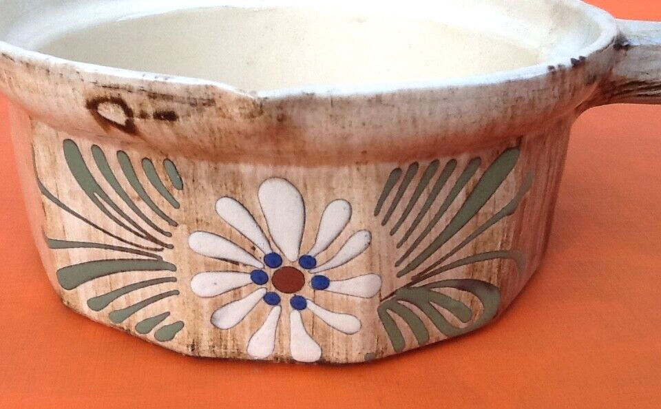 1950s caquelon traditional alsatian ceramics terracotta