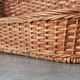 Porte-bouteilles osier vintage