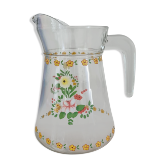 Carafe à fleurs vintage