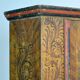 Antique Folk Art Hand Painted Cabinet, circa 1850