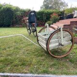 Remorque de vélo rétro