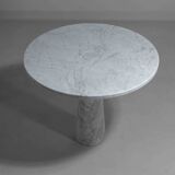Round marble 'Eros' table by Angelo Mangiarotti for Skipper
