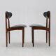 1960s Set of Six Scantic Mobelvaerk Dining Chairs in Leatherette, Denmark