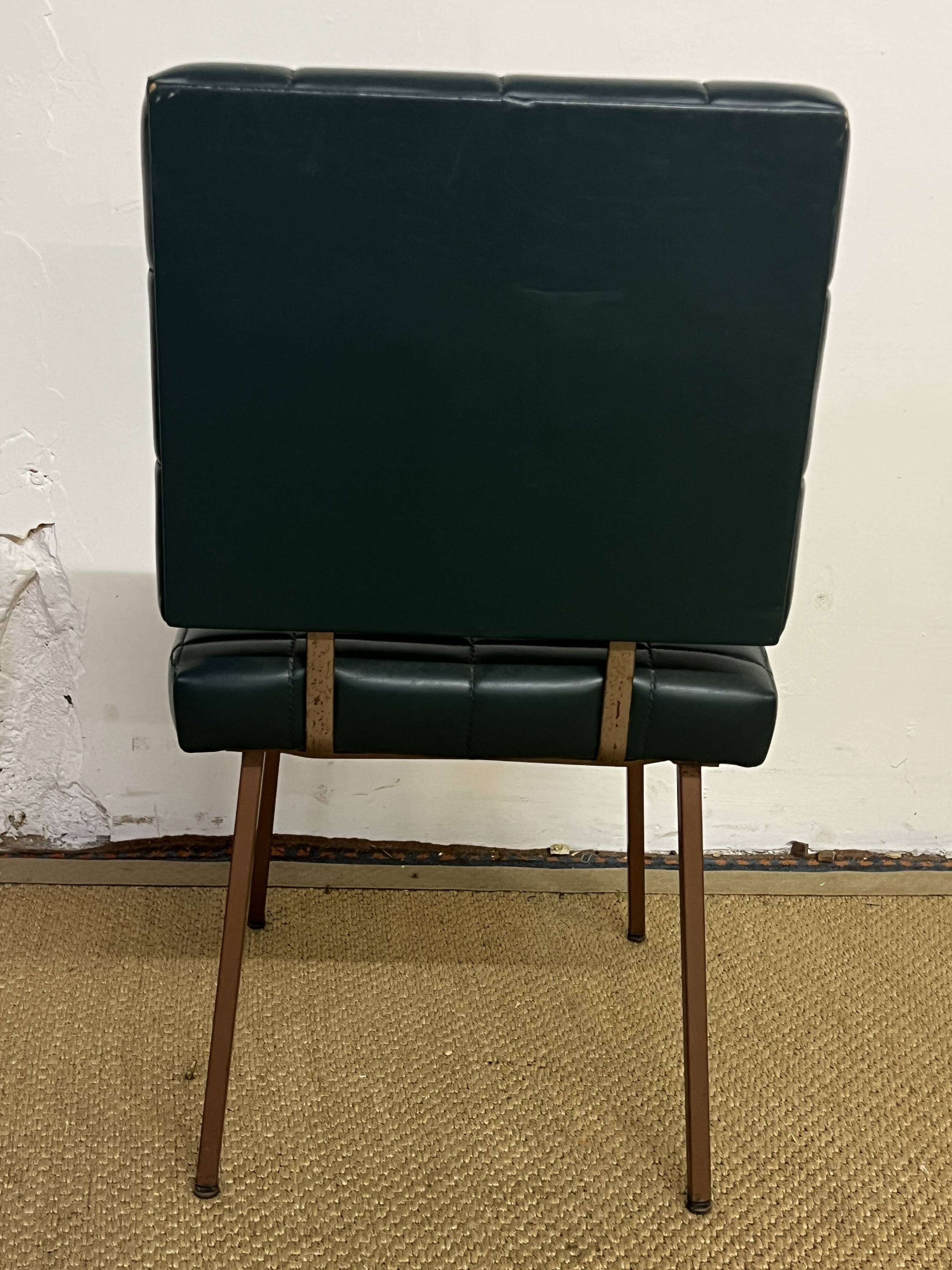Green Skai chair, 1960s