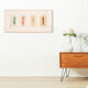 Art Déco Fashion Illustration V, Gouache on Paper, 123 x 58 cm