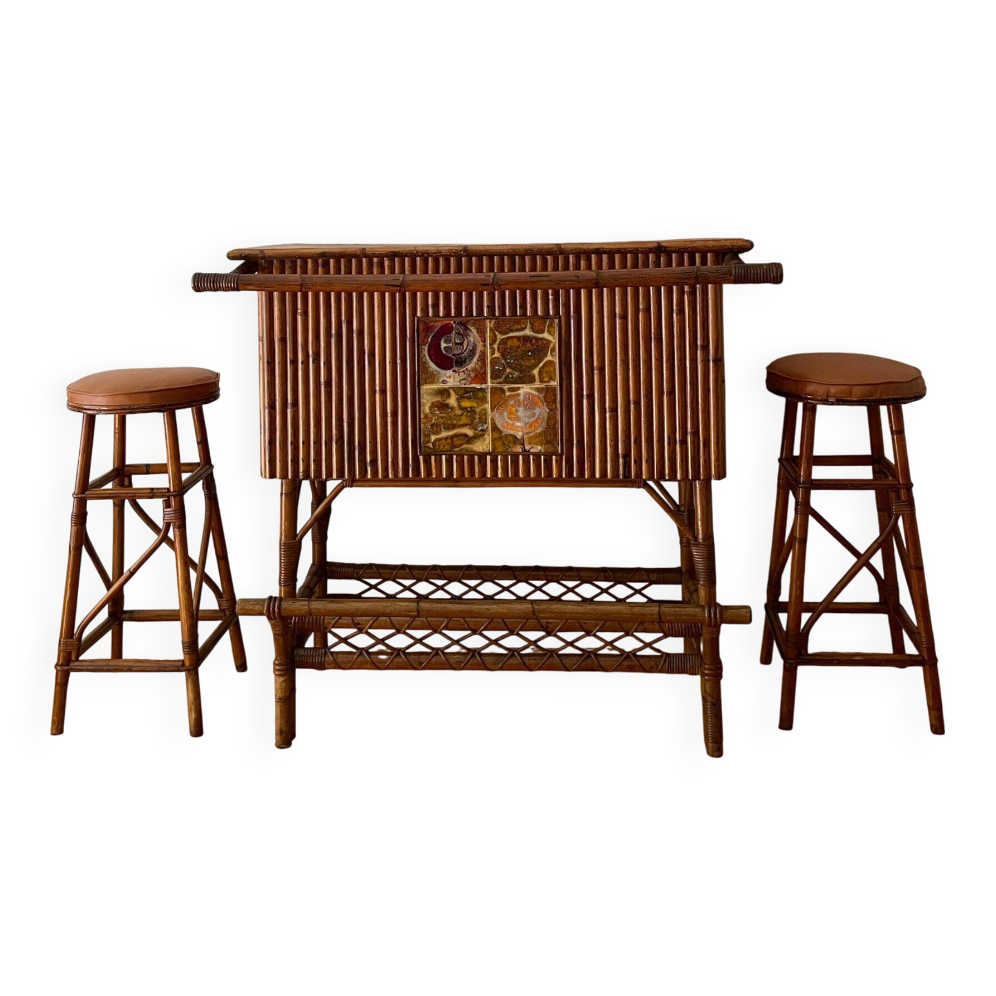 Bar en bambou par Adrien Audoux et Frida Minet