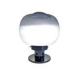 Vintage Table Lamp • Steel & Glass • Murano • Space Age • 1970