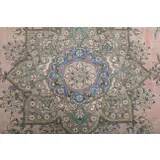 1970s Vintage Persian Handmade Wool Cotton Pink Oversized Rug 300x379
