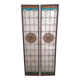 Double porte ancienne vitraux