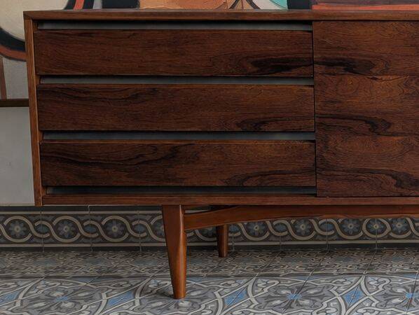 Enfilade palissandre style scandinave