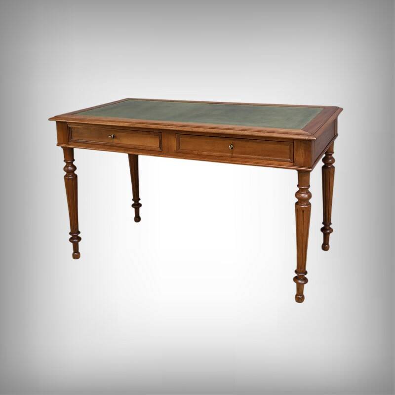 Walnut desk, Louis-Philippe style – Early 20th century