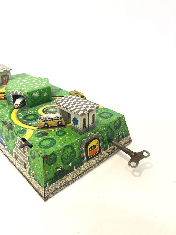 Technofix jouet ancien tôle circuit train mining train ref 294 de 1959 - Jeux & Jouets