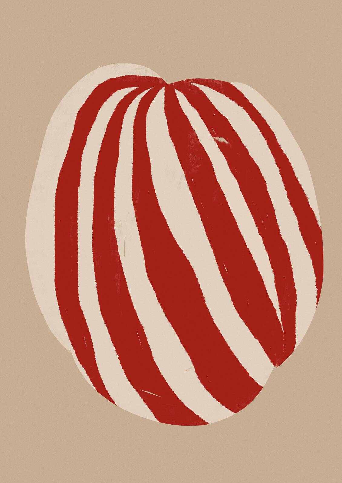 Abstract stripes giclee print, 50x70cm