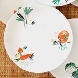 Set of 6 small plates KG Lunéville