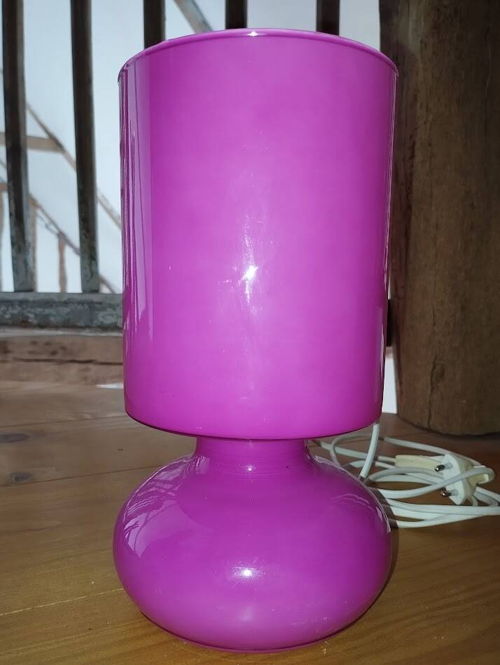 Ikea lytka lamp – fuchsia pink – scandinavian design