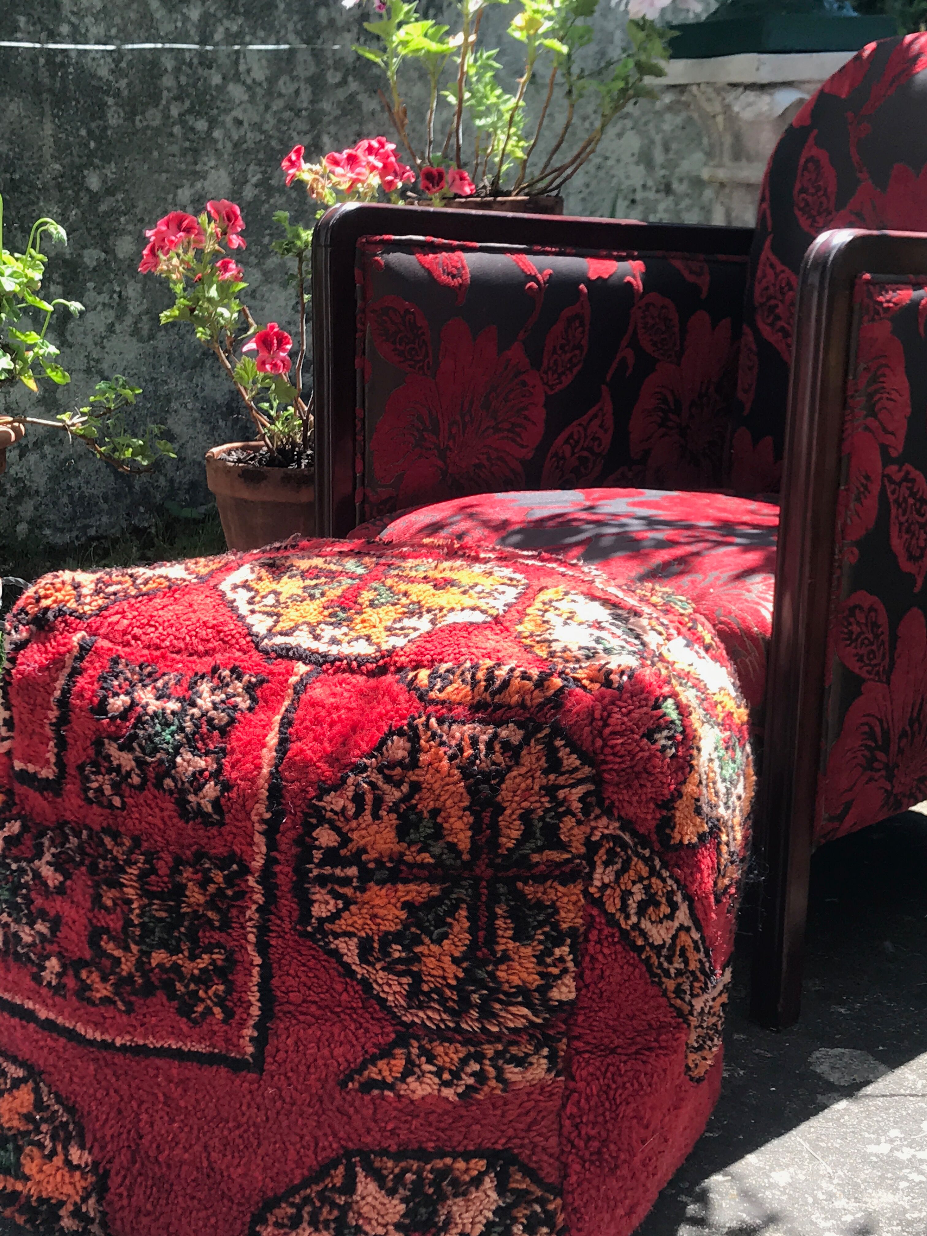 Coussin / pouf berbère marocain