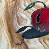 Pair of plates signed Grandjean Jourdan