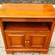 Small sideboard, TV unit, hifi in solid wood, walnut, Louis Philippe style