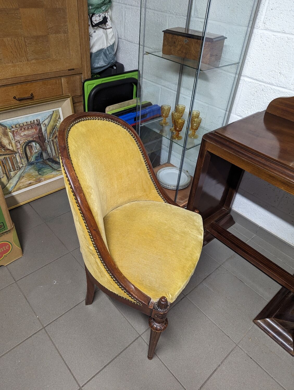 Hairdresser art deco liner