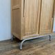 Vintage Parisian school cabinet tubular feet year 1950