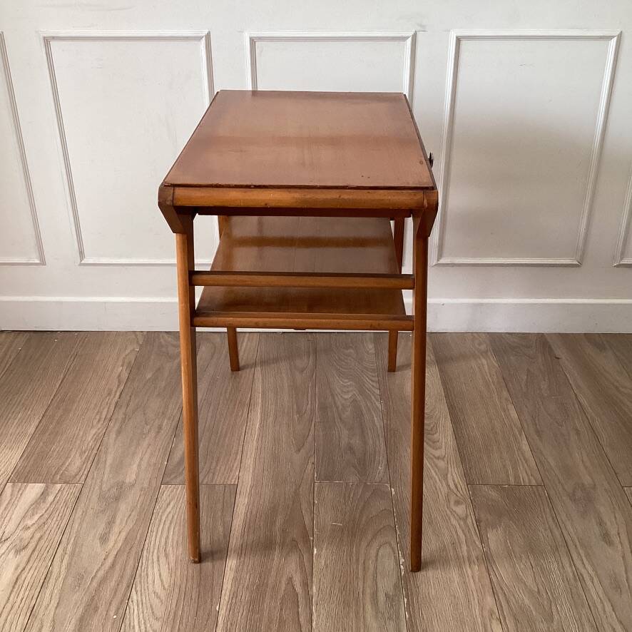 Vintage console with compass feet