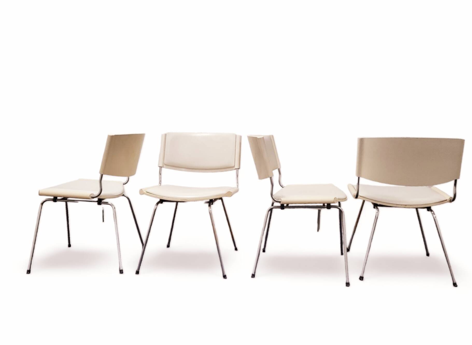 Danish Pedestal Dining Table and 4 Badminton Chairs by Nanna Ditzel for Kolds Savvaerk, 19