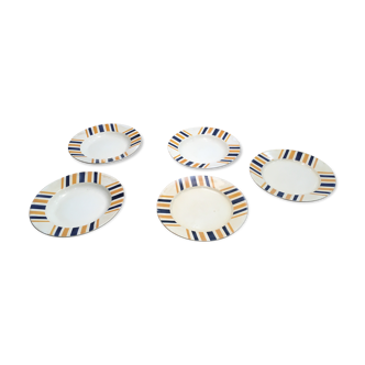 Lot de 5 assiettes basques