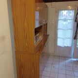 Vintage buffet in wood-coloured formica