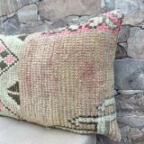 Magnifique coussin Kilim berbère vintage du Maroc