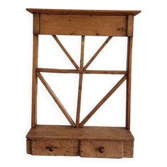 Meuble artisanal et atypique vec 2 tiroirs