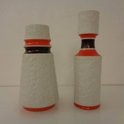 Space Age Op Art Vases from Royal KPM, 1960s, Set of 2