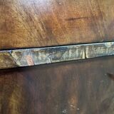 Empire period chest of drawers in mahogany and mahogany veneer