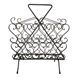 Wrought iron magazine rack from the 50s