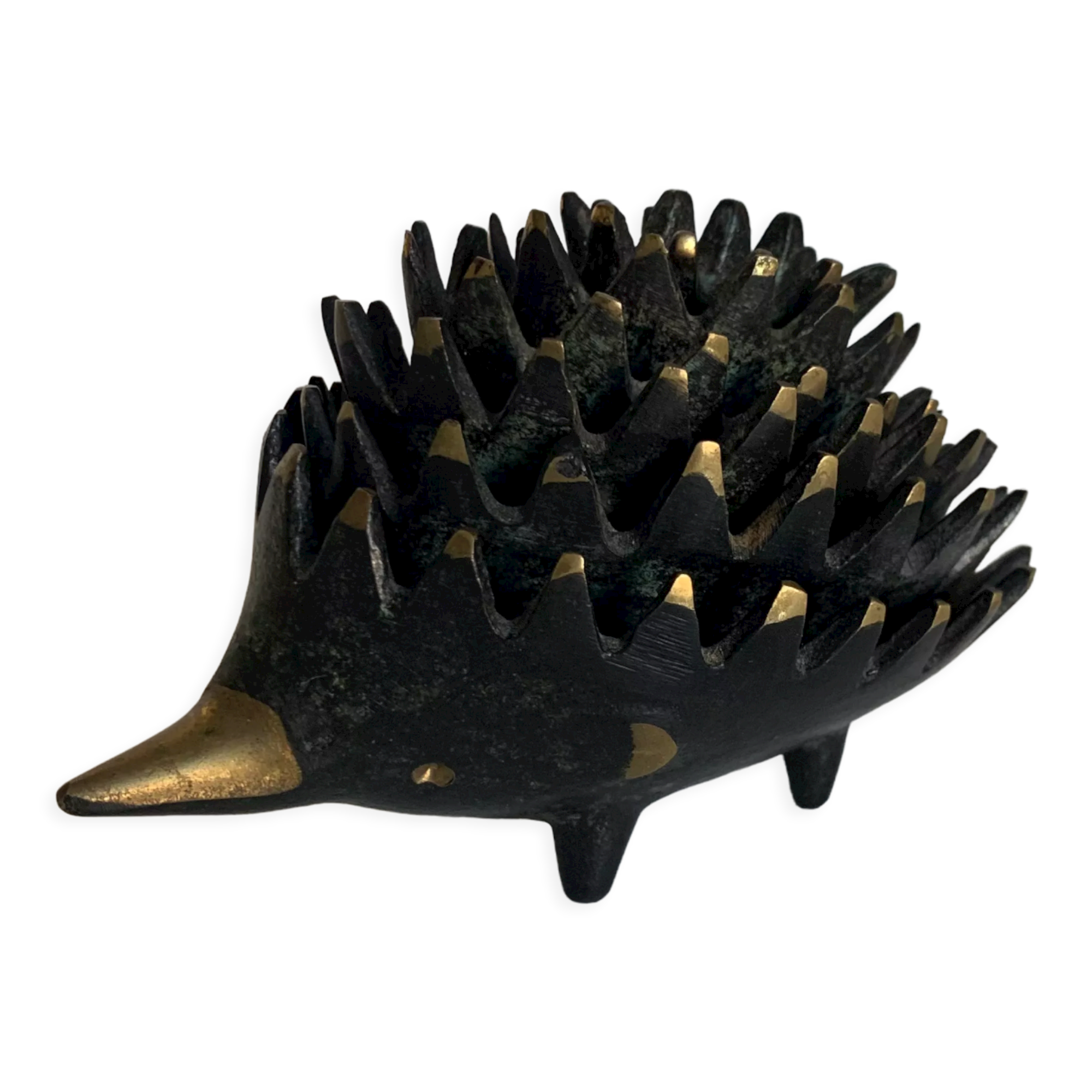 Vintage ashtrays 1950 hedgehogs by Walter Bosse for Hertha Baller
