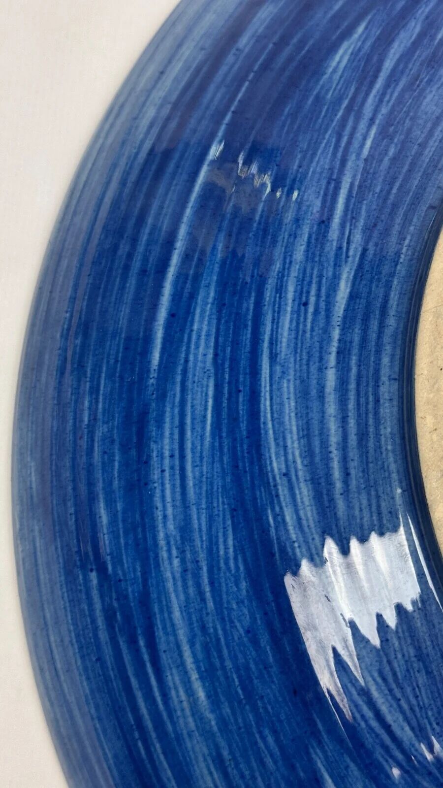 Large ceramic dish with roosters by Svend P. Jørgensen 1966 Ravnild Denmark