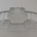 Vintage Cut Crystal Glass Vase, Glasswork Novy Bor, 1950's.