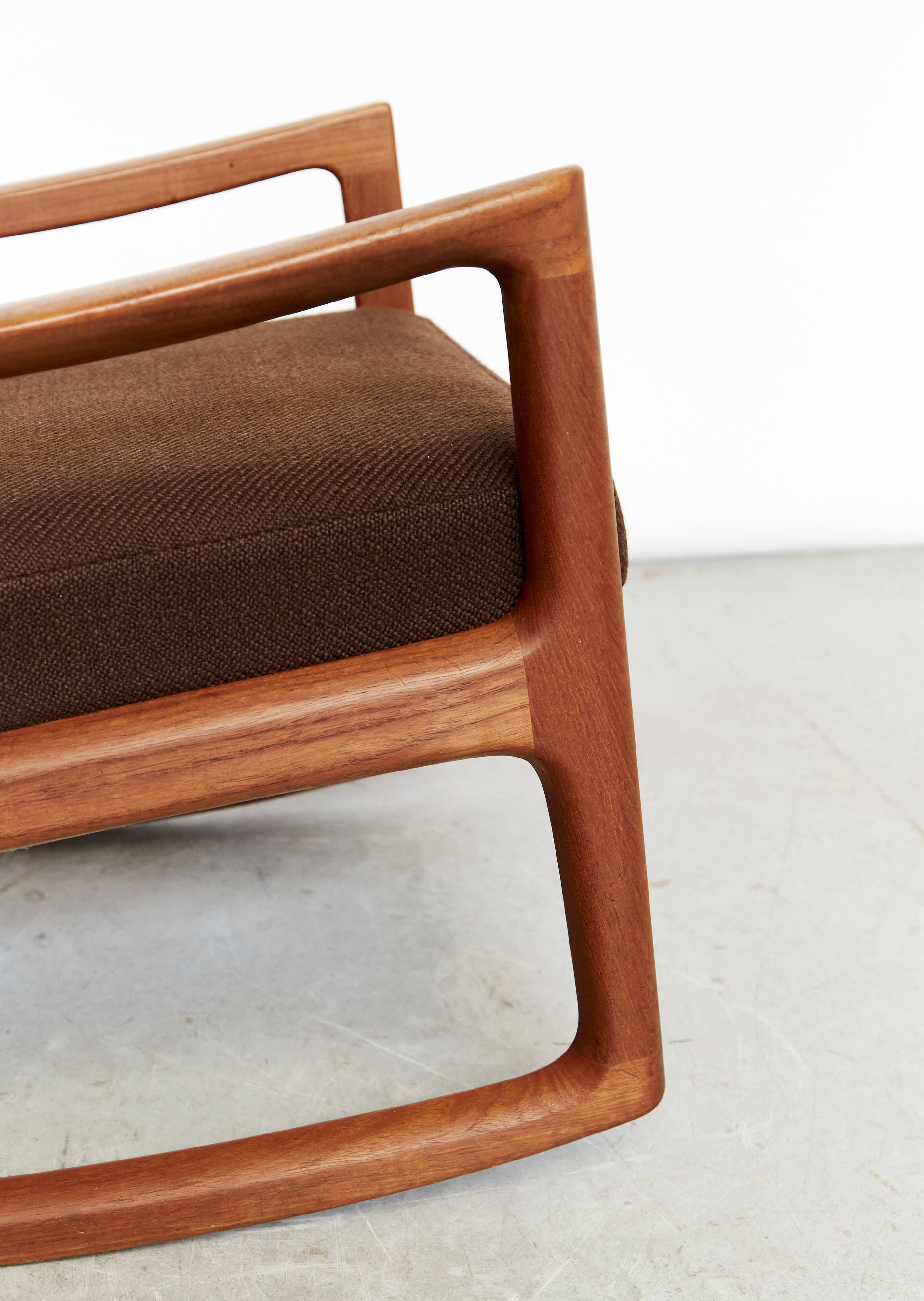 Ole Wanscher Mid-Century Rocking Chair "Senator" for France & Søn