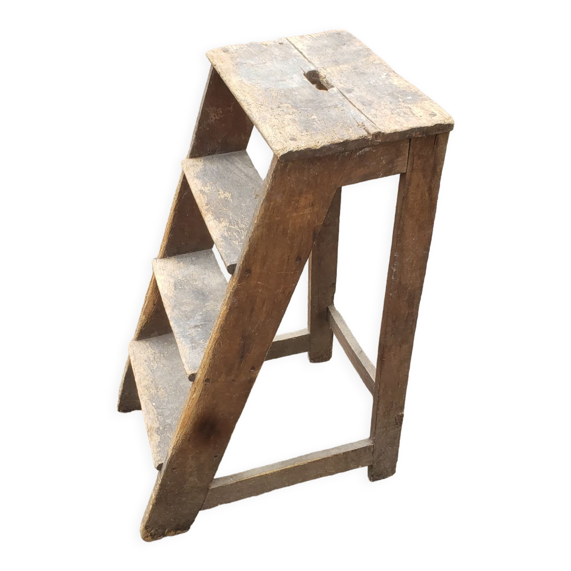 Wooden stepladder