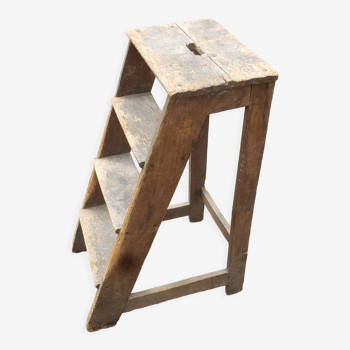 Wooden stepladder