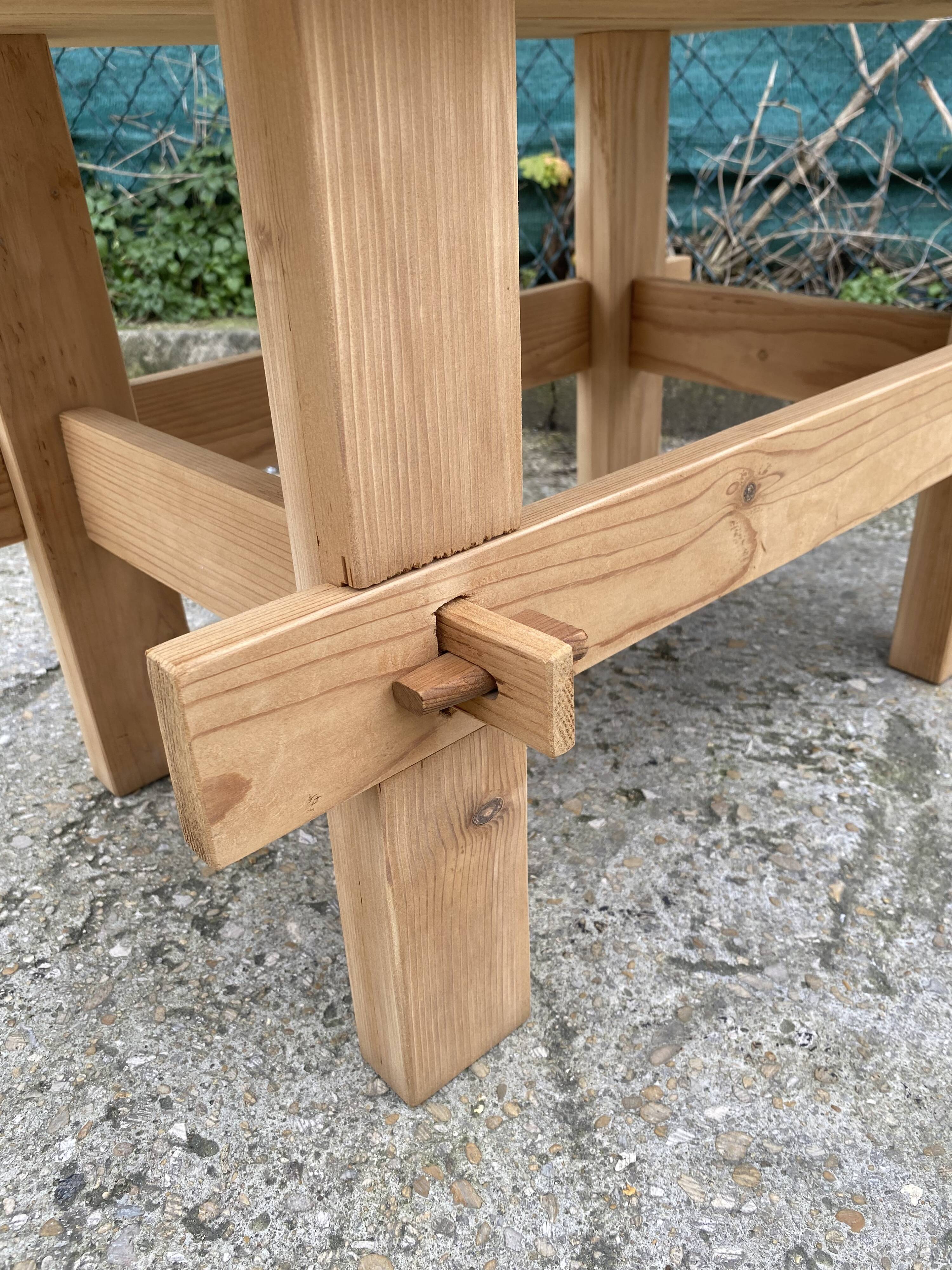 Vintage pine coffee table