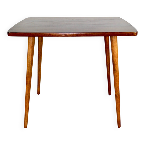 Console table basse polonaise carrée moyenne des années 1970