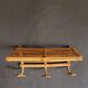 Rattan coat rack