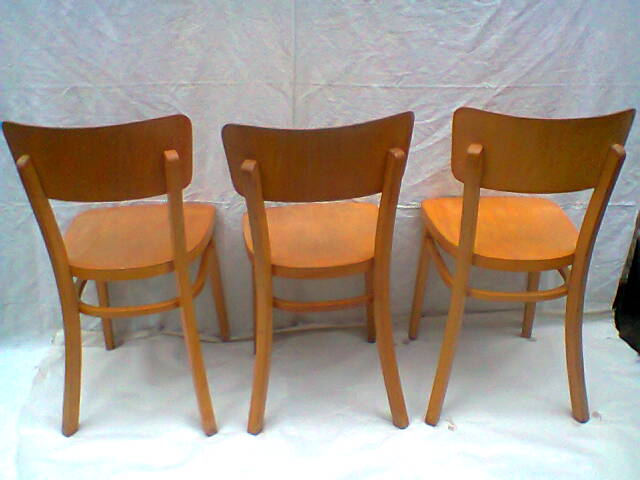 3 chairs THONET