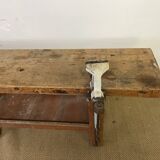 Old wooden workbench