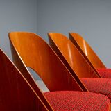 Antonín Šuman dining chairs, Tatra Nábytok, Czechoslovakia 1960s
