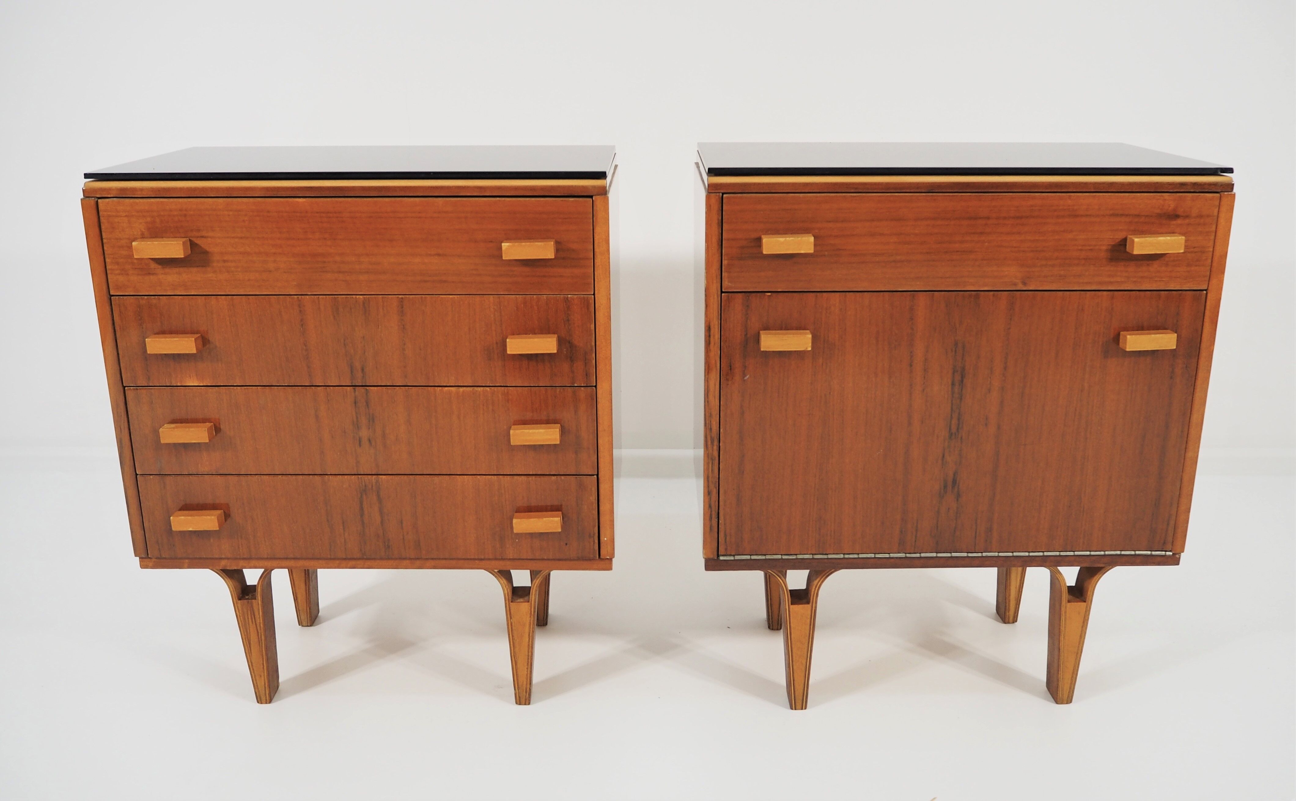 Vintage nightstands 1970s, set of 2