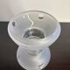 Vase cristal design diabolo années 80